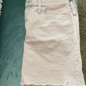 Madewell Blush Pink Denim Skirt